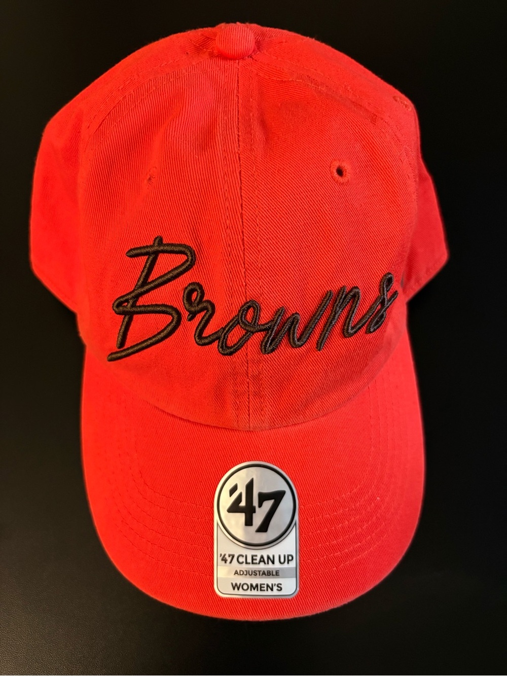 47 Clean Up Browns Women's Baseball Cap - Red